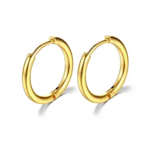 Titanium Steel Finishing Polish Gold (Wire Diameter X Inner Diameter) / 3×8mm