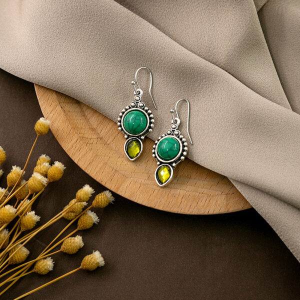 Wholesale Bohemian Dragonfly Bird Water Drop Round Earrings