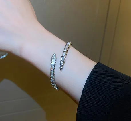 Wholesale Square Snake Copper Fashion Bangle