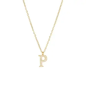Gold Letter P