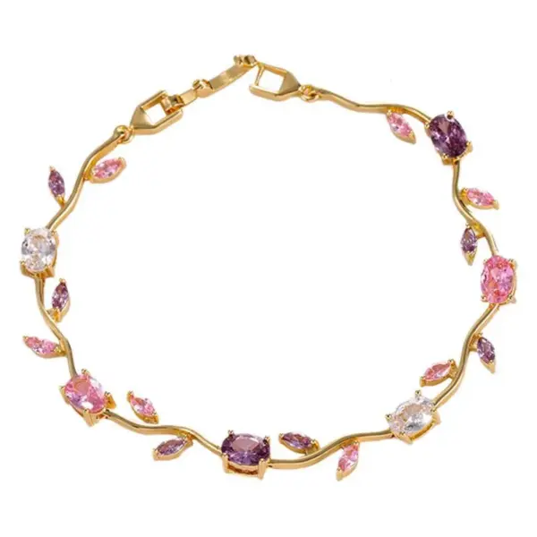 oly-a4533574f47d3a693411f9208a5658ee Wholesale Jewelry Retro Classic Style Leaf Copper Plating Bracelets