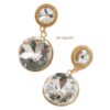 oly-a45b2ba37b2bdff0d0699981fa2c5cd1 Wholesale Korean fashion high-end crystal love geometric earrings temperament leopard diamond earrings fashion sparkling ball earrings