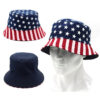 Wholesale Foreign trade explosions hat American flag Stars and Stripes star fisherman hat men and women outdoor travel sunshade basin hat
