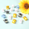 Wholesale New Product 3D Stereo Silicone Beads Loose Beads Cute Cartoon Animals Kidsren's Jewelry Necklace Accessories Koala