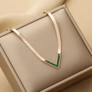 9080-Rose Gold Green Shell