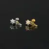 Wholesale 1 Piece Simple Style Classic Style Geometric Butterfly Inlay Copper Zircon Ear Studs