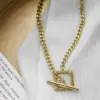 Wholesale Jewelry Simple Style Lock 304 Stainless Steel 14K Gold Plated Plating Necklace