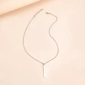 Wholesale Jewelry Simple Style Geometric 304 Stainless Steel Black Plated