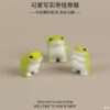 Wholesale Landscape frog figurine aessories, decorative resin desktop crafts, ornaments