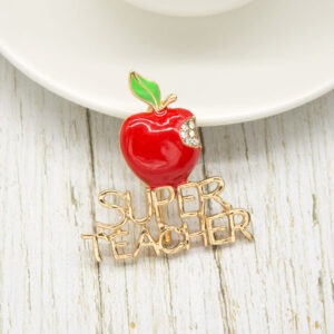 Wholesale Christmas Apple Brooch