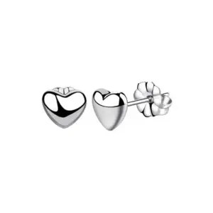 Silver / Heart Shape