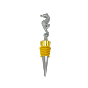 Haima dual-color electroplated yellow wine stopper