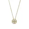 Wholesale Four-leaf Clover Titanium Steel Necklace Women's High-end Light Luxury Love Heart Collarbone Instagram Fashionable Necklace Niche Women's Necklace