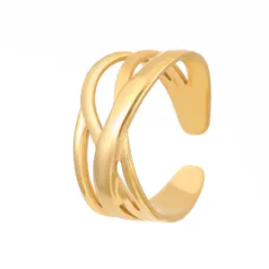 51 18K Real Gold Mesh Hollow-out N-1103