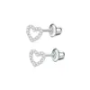 Wholesale 1 Pair Ear Cartilage Rings & Studs Simple Style Classic Style Heart Shape 304 Stainless Steel Plating Ear Cartilage Rings & Studs