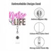 Wholesale Directly from the Source Manufacturer, Acrylic Creative Retractable Badge Holder for Doctors, Nurses, Students, Badge Holder, Easy to Pull