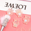oly-a4d48f5bcc5b69d488e177a8251aac25 Wholesale Glittery heart-shaped rhinestone wing beaded bear charm