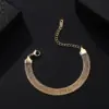 Wholesale Fashion Geometric Titanium Steel Plating Bracelets