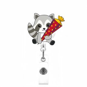 Candy bear+transparent rotating clip