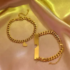 Love Couple Bracelet (Gold)