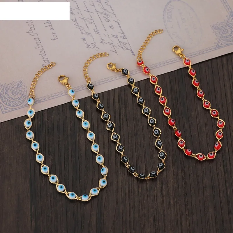 Wholesale Copper Ethnic Style Plating Geometric Acrylic Bracelets
