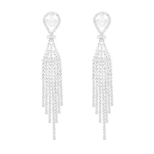 Wholesale 1 Pair Glam Geometric Plating Inlay Copper Artificial Pearls Rhinestones Earrings