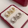 oly-a4e883364cd18a91c67247e095a3d239 Wholesale Water op Ear Buckle Female Niche Design Light Luxury High Feeling Temperament Simple French Fashion Circle Ins Style Earrings