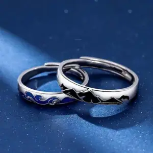 Oath of love men's ring / Adjustable opening