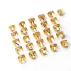 Wholesale Fashion Letter Brass Rings 1 Piece