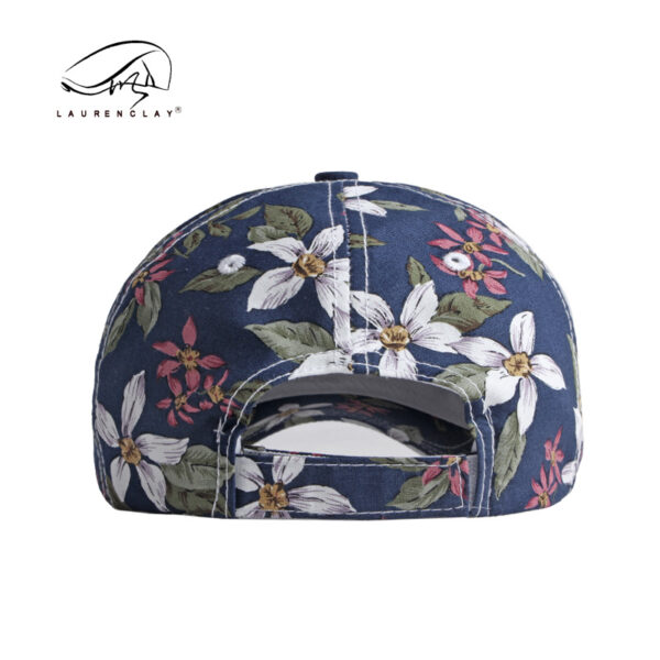 Wholesale Hat Women's Summer Sunscreen All-match Baseball Cap Personalized Ethnic Style Printed Cap Hard Top Women's All-match Baseball Cap