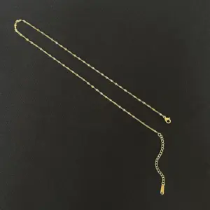 Wholesale Titanium Steel 18K Gold Plated Vintage Style Geometric Solid Color Necklace