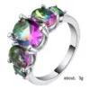 Wholesale Fashion Color Zircon Fashion Shaped Copper Rings Jewelry Wholesale