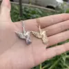 Wholesale Jewelry Fashion Eagle 201 Stainless Steel 18K Gold Plated Plating Stainless Steel Necklaces