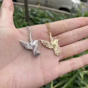 Wholesale Jewelry Fashion Eagle 201 Stainless Steel 18K Gold Plated Plating Stainless Steel Necklaces