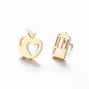 PVD Coated Real Gold Plated Ft Stainless Steel Retro Waterproof Non Tarnish Ear Studs