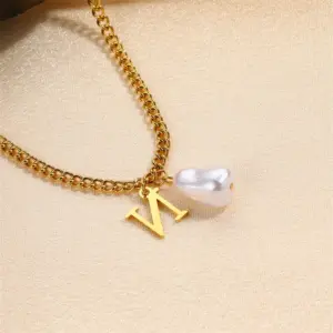 Letter N Necklace