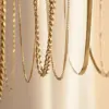 Wholesale Jewelry Casual Simple Style Streetwear Geometric Titanium Steel Plating DIY Jewelry Accessories Chain Necklace