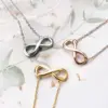 Wholesale Basic Simple Style Infinity Stainless Steel Women's Anklet