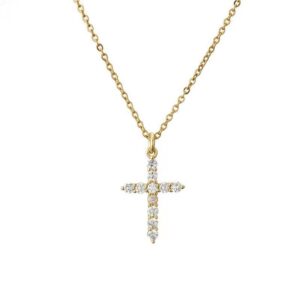 Gold with cross chain