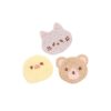 Wholesale Embroidery factory new mobile phone case bag decoration accessories patch cute animal head cartoon embroidery cloth stickers