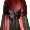 Wholesale Metal Matte Black Bat Clip Funny Hair Clip Girl Simple Half-Tied Back Head Hair Shark Clip Hair Clip
