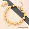 Wholesale Casual Simple Style Round Oval Solid Color 304 Stainless Steel 18K Gold Plated Bracelets In Bulk