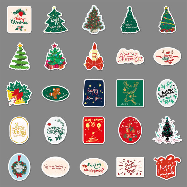 oly-a5681720ef07aa600a8257e74a89f63b Wholesale Christmas Graiti Personality Cartoon Holiday Sticker