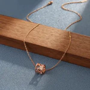 Rose Gold Hollow Waist