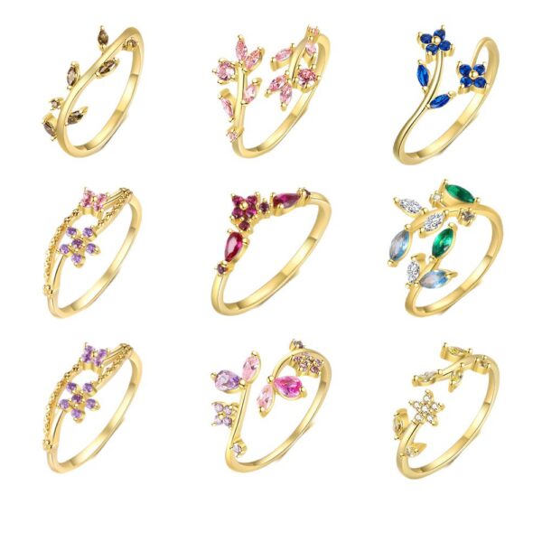 oly-a57fcce060f2405ae99538140afaab37 Wholesale S925 Sterling Silver Mori Flower Ring