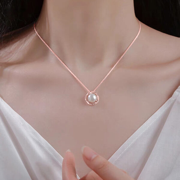 Wholesale Cross-border Jewelry Accessories Summer Simple All-match Imitation Pearl Earrings Women's Earrings Fashion Necklace Jewelry suit Women