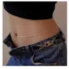 Sexy Solid Color Stainless Steel Women's Waist Chain