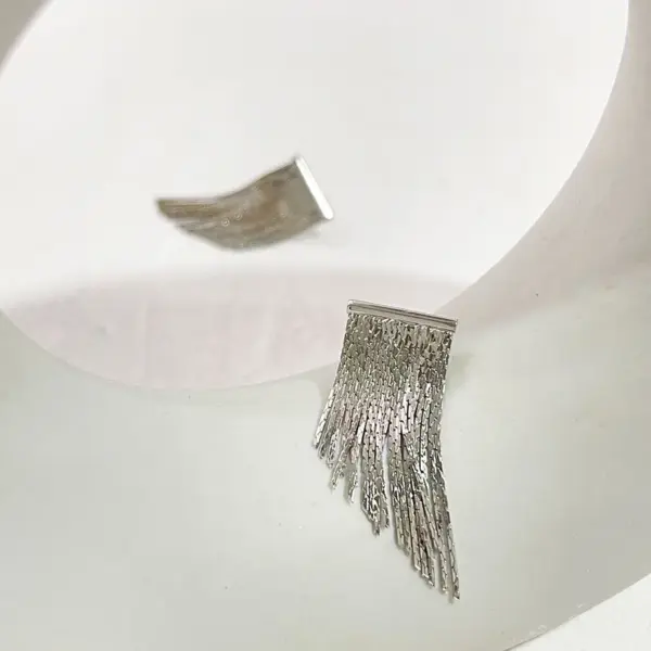 Wholesale Fashion Tassel Copper Plating Drop Earrings 1 Pair