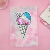 Wholesale Cartoon Ice Cream Sequin Notebook