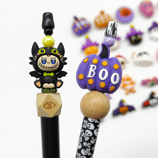 Wholesale Halloween Silicone Beads DIY Beaded Pen Focus Beads